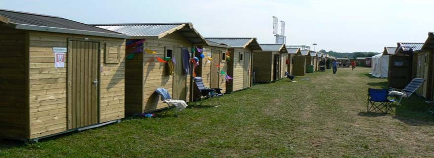 Tribfest Festival Huts